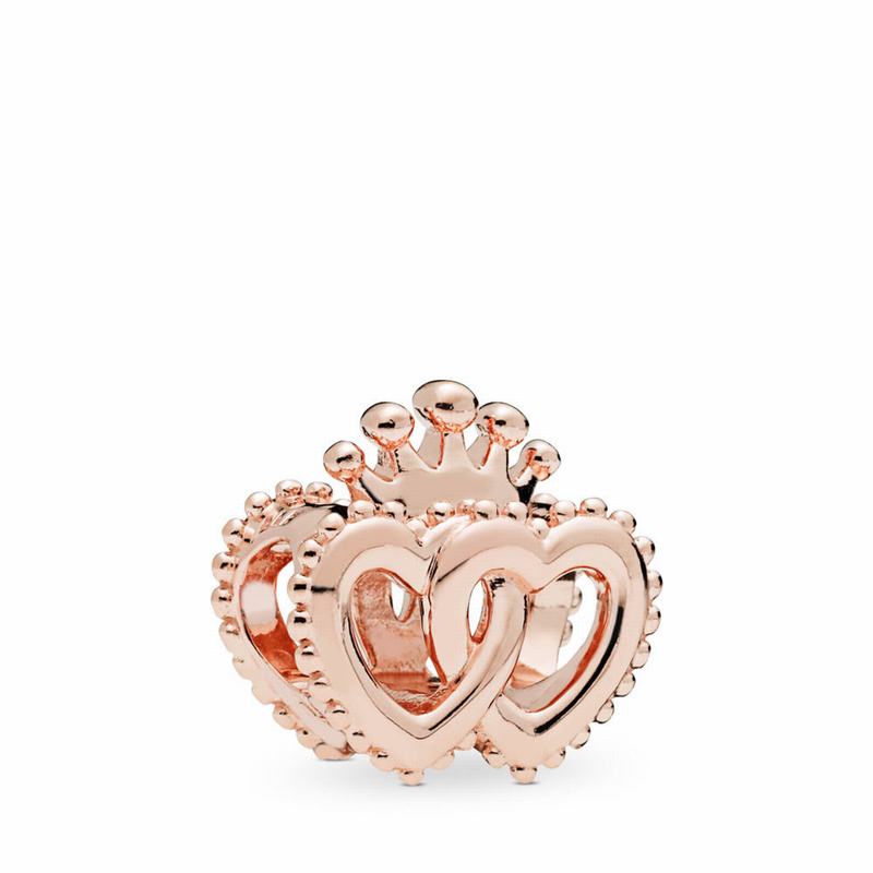 Pandora Rose™ United Regal Hearts Charm Online NZ (325198-LBK)